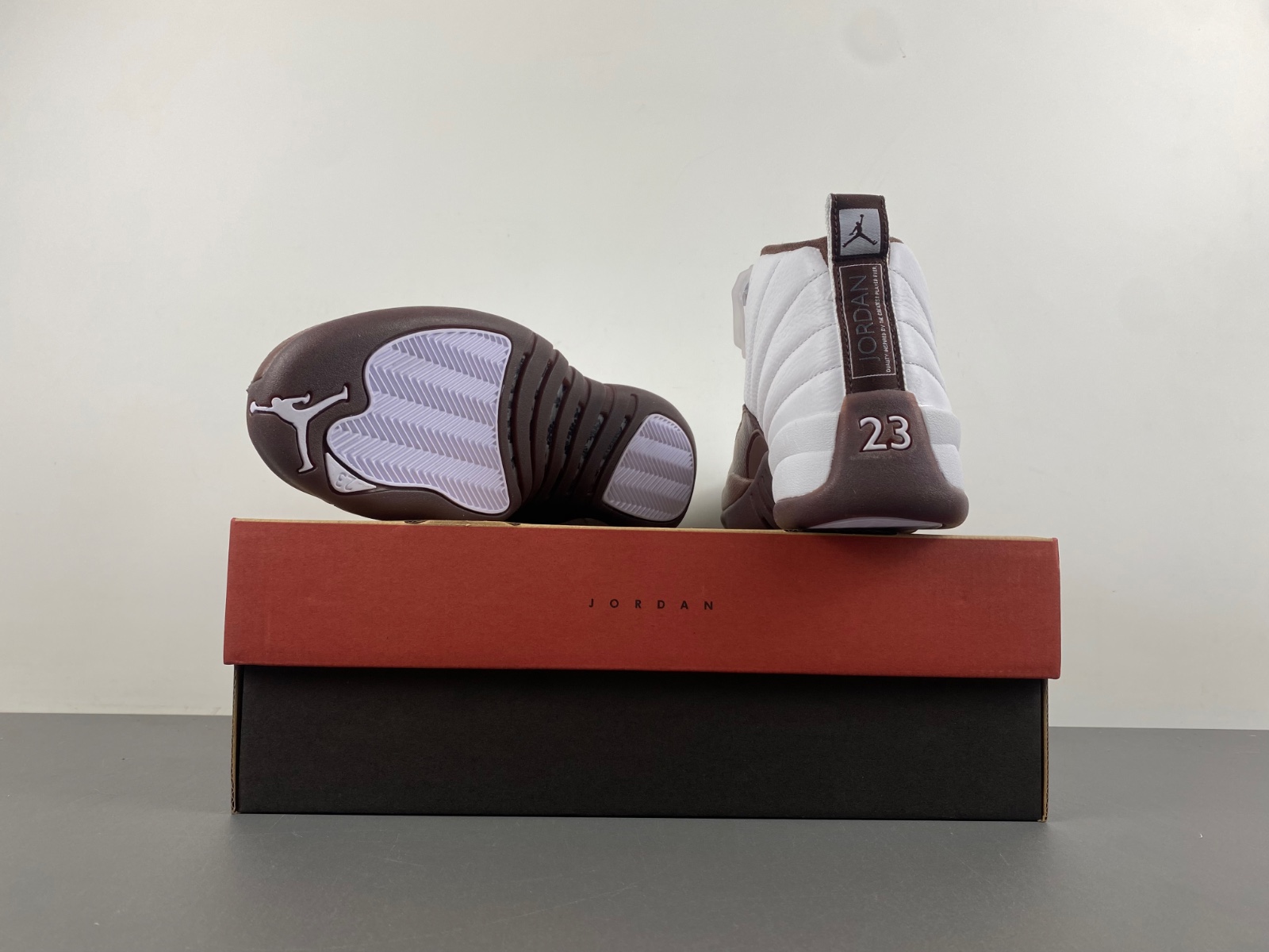 SoleFly x Air Jordan 12 "White/Baroque Brown" FZ5026-100