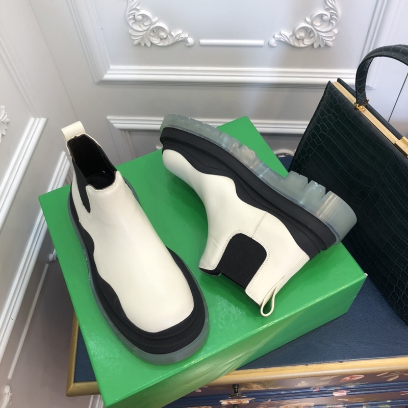 Bottega Veneta Tire Leather Ankle boots