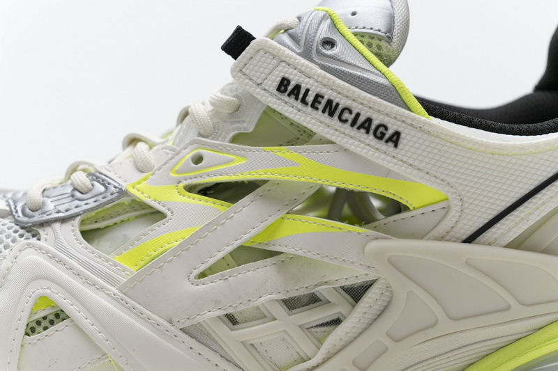 blenciaga Track 2 Sneaker White Fluo Yellow  568515 W2ON3 9073 B