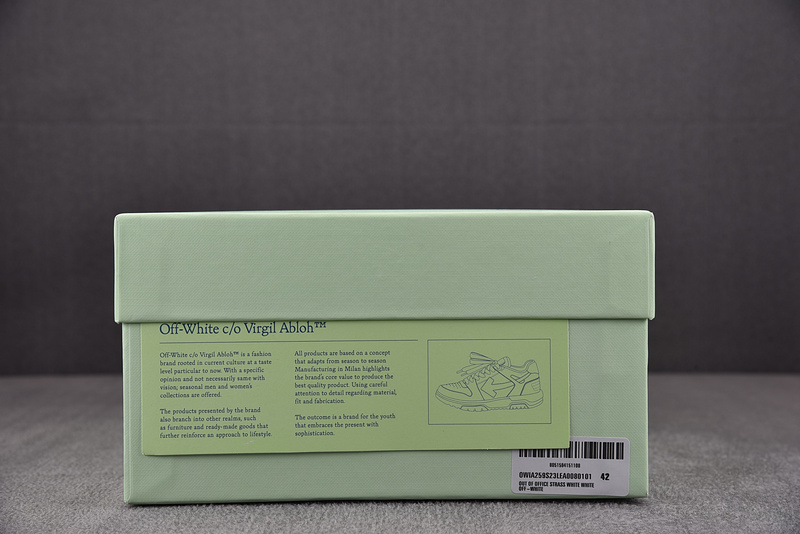 OFF-WHITE Out Of Office leather sneakers