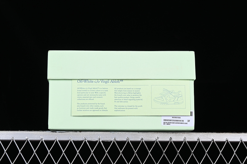 OFF-WHITE Out Of Office leather sneakers