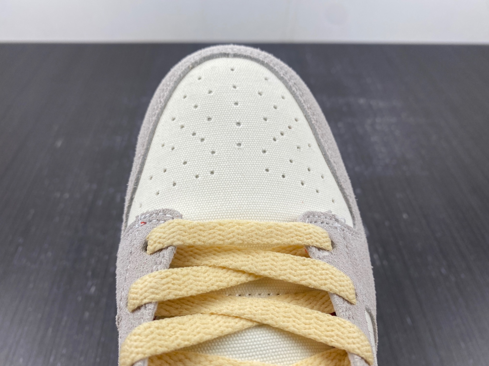 Nike Dunk Low "Grey/Red" Athletic Department FJ5429-133