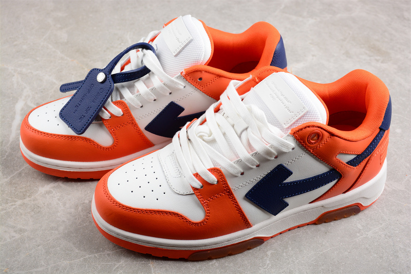 OFF-WHITE Out Of Office leather sneakers