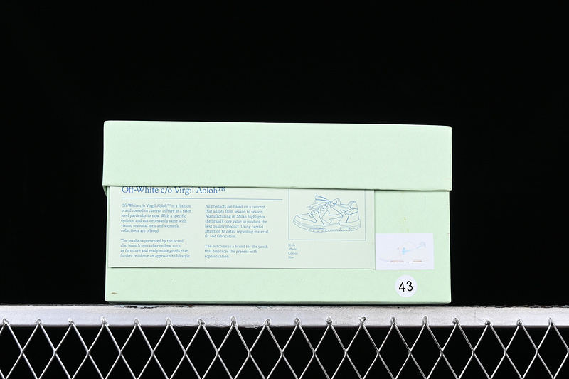 OFF-WHITE Out Of Office leather sneakers