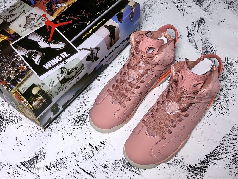 Air Jordan 6 Retro "Aleali May - Millennial Pink" CI0550 600