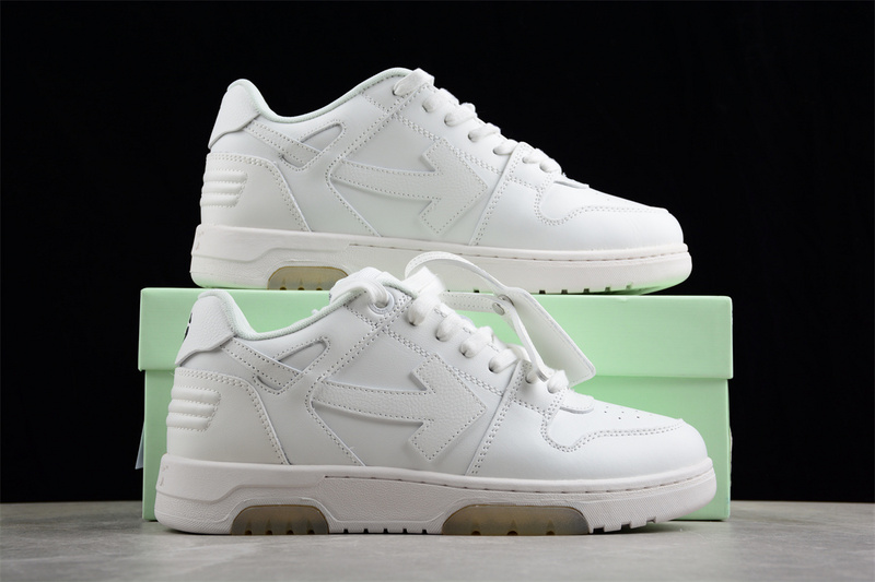 OFF-WHITE Out Of Office leather sneakers