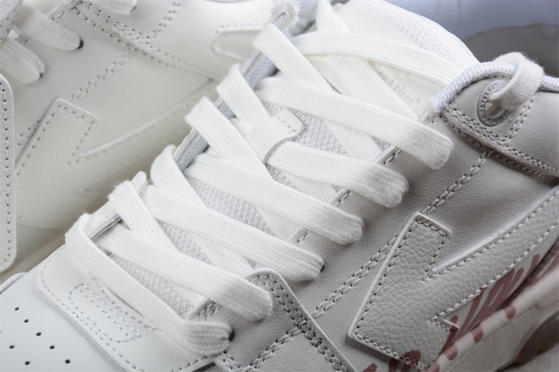 OFF-WHITE Out Of Office leather sneakers