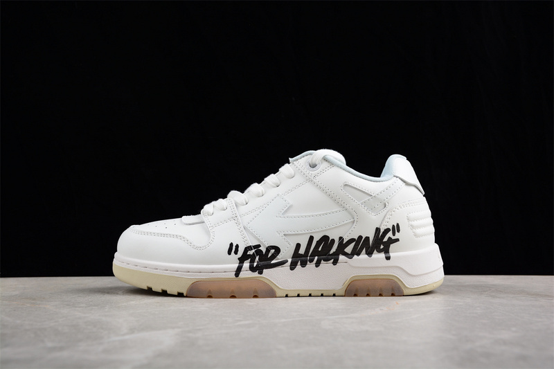 OFF-WHITE Out Of Office leather sneakers