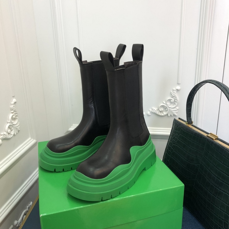 Bottega Veneta Tire Leather Ankle boots