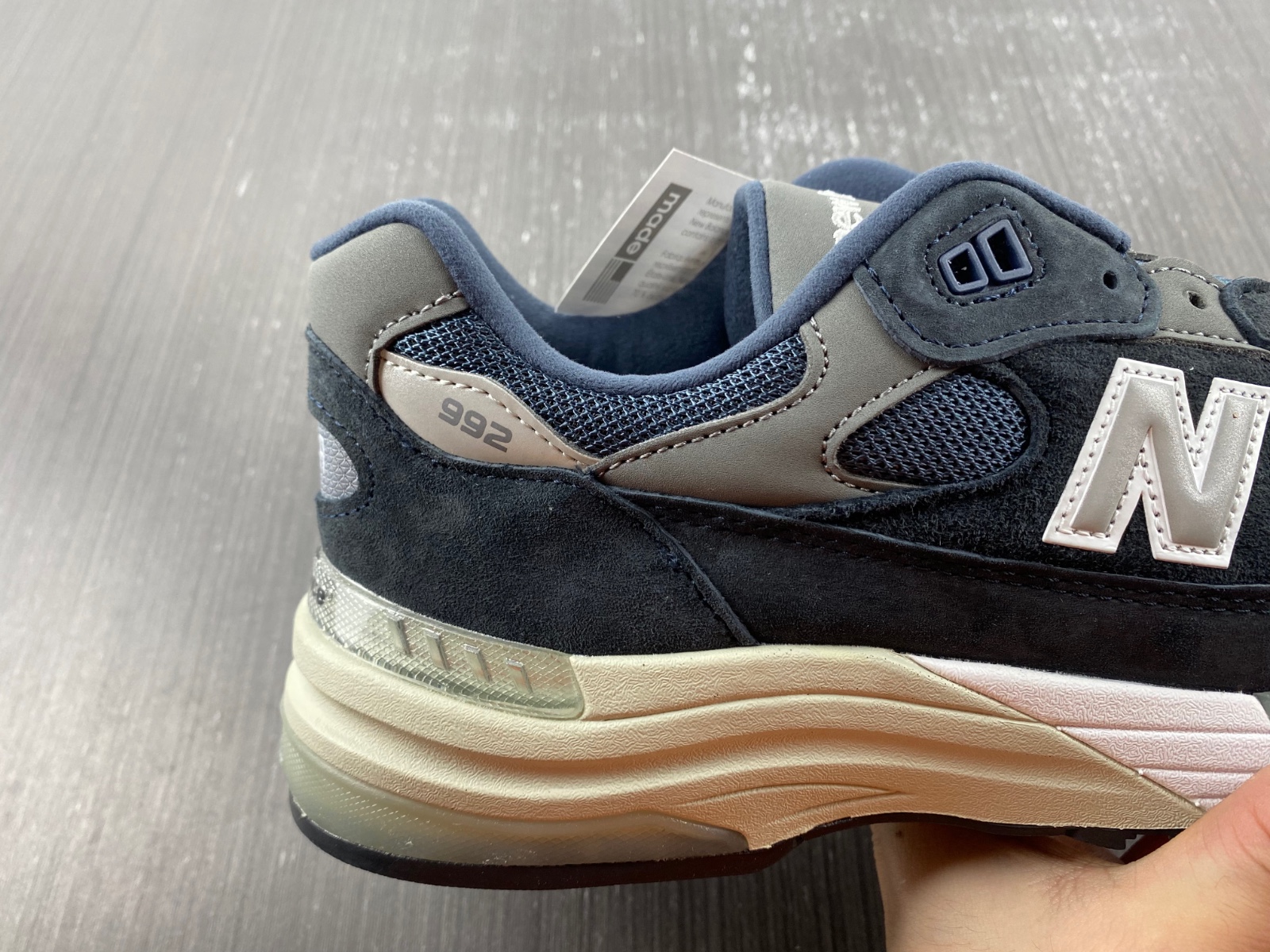 New Balance 992 Navy Grey - M992GG