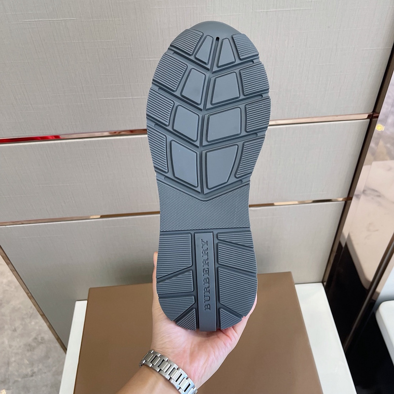 Burberry Vintage Check, Leather and Mesh Sneakers