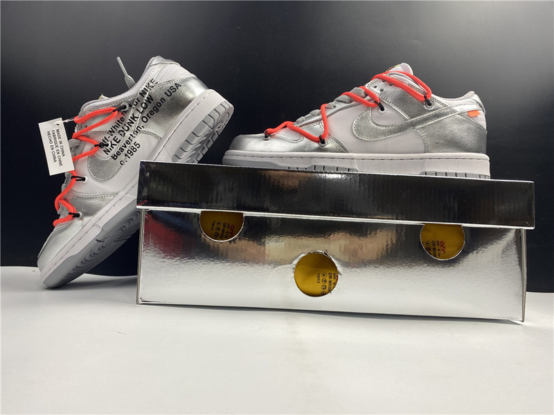 Off White x Nike Dunk Low CT0856- 800