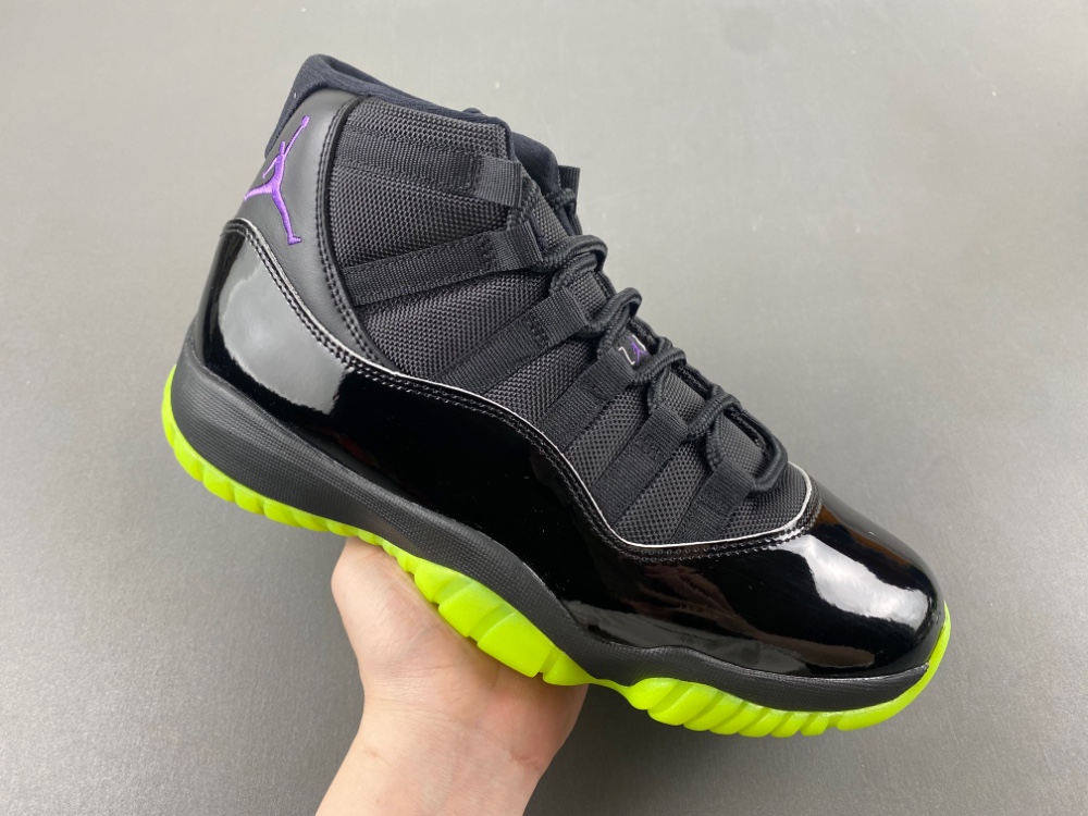 Air Jordan 11 Black Barely Volt CT8012-003