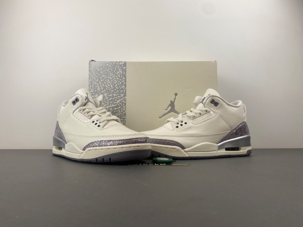 Air Jordan 3 “Sail/Metallic Silver”