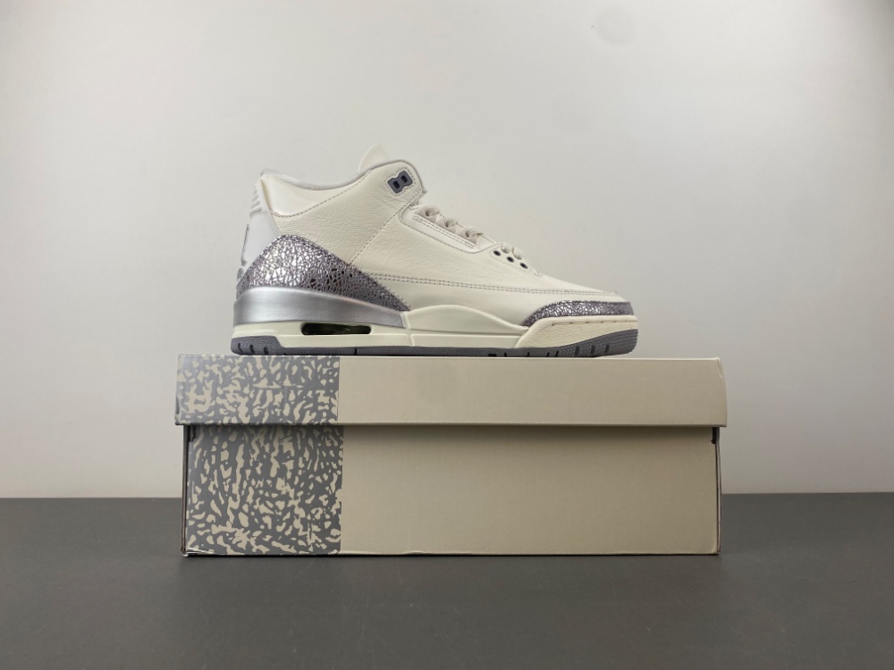 Air Jordan 3 “Sail/Metallic Silver”
