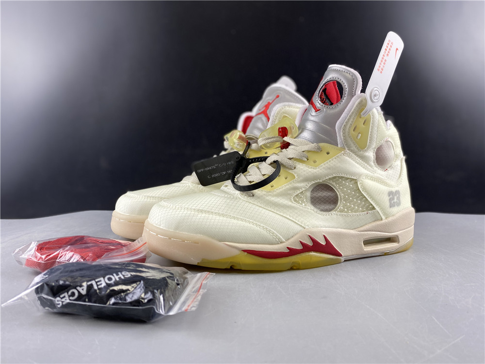 Air​ Jordan 5 x​off white AJ5 ow 3M CT8480-0020