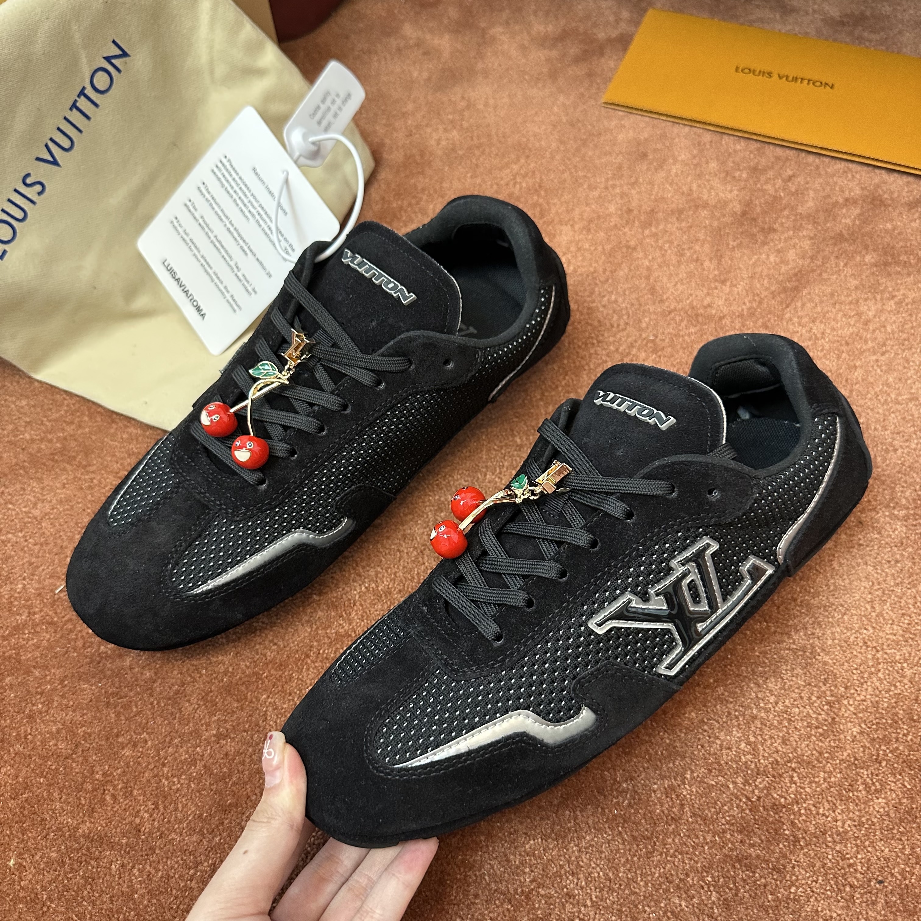 LV Footprint Soccer Sneaker