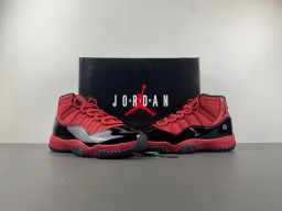 New Nike Air Jordan 11 red black Men’s Basketball shoes