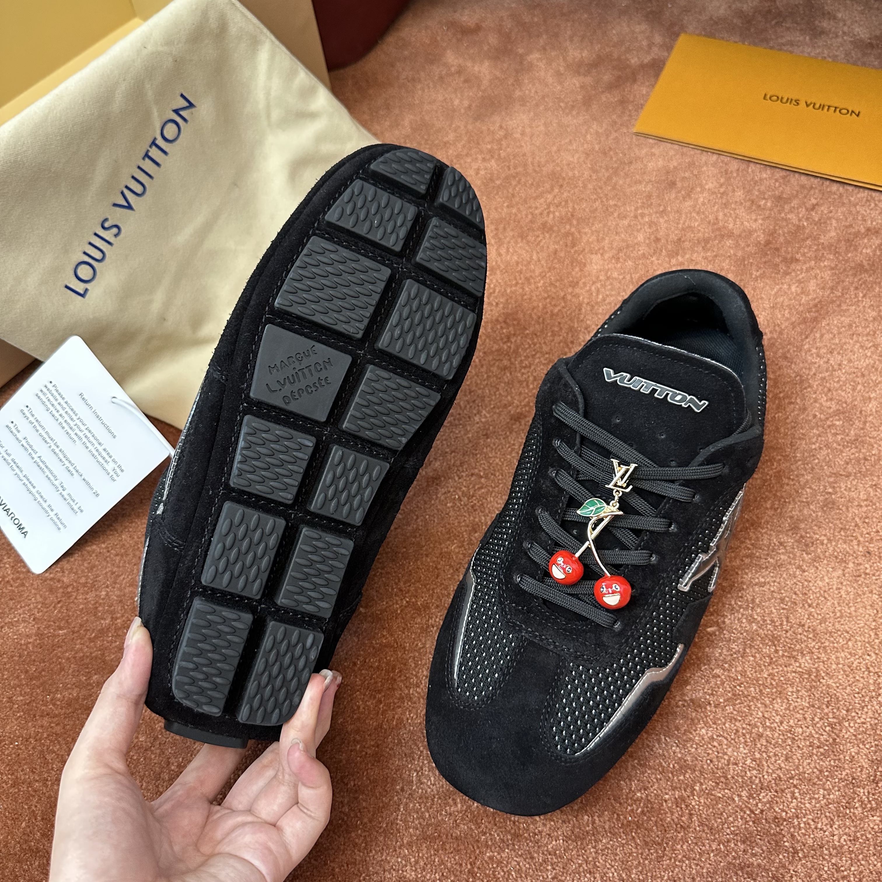 LV Footprint Soccer Sneaker