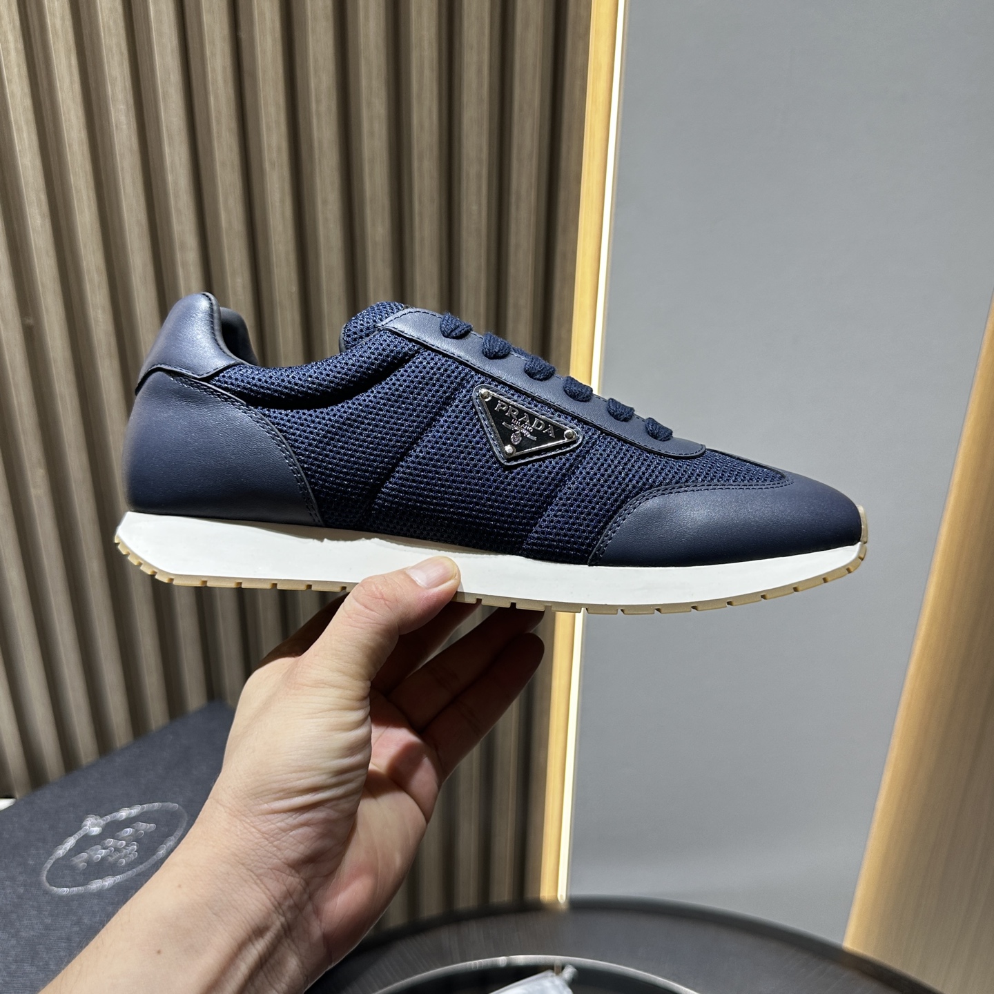 Prada Leather Sneakers