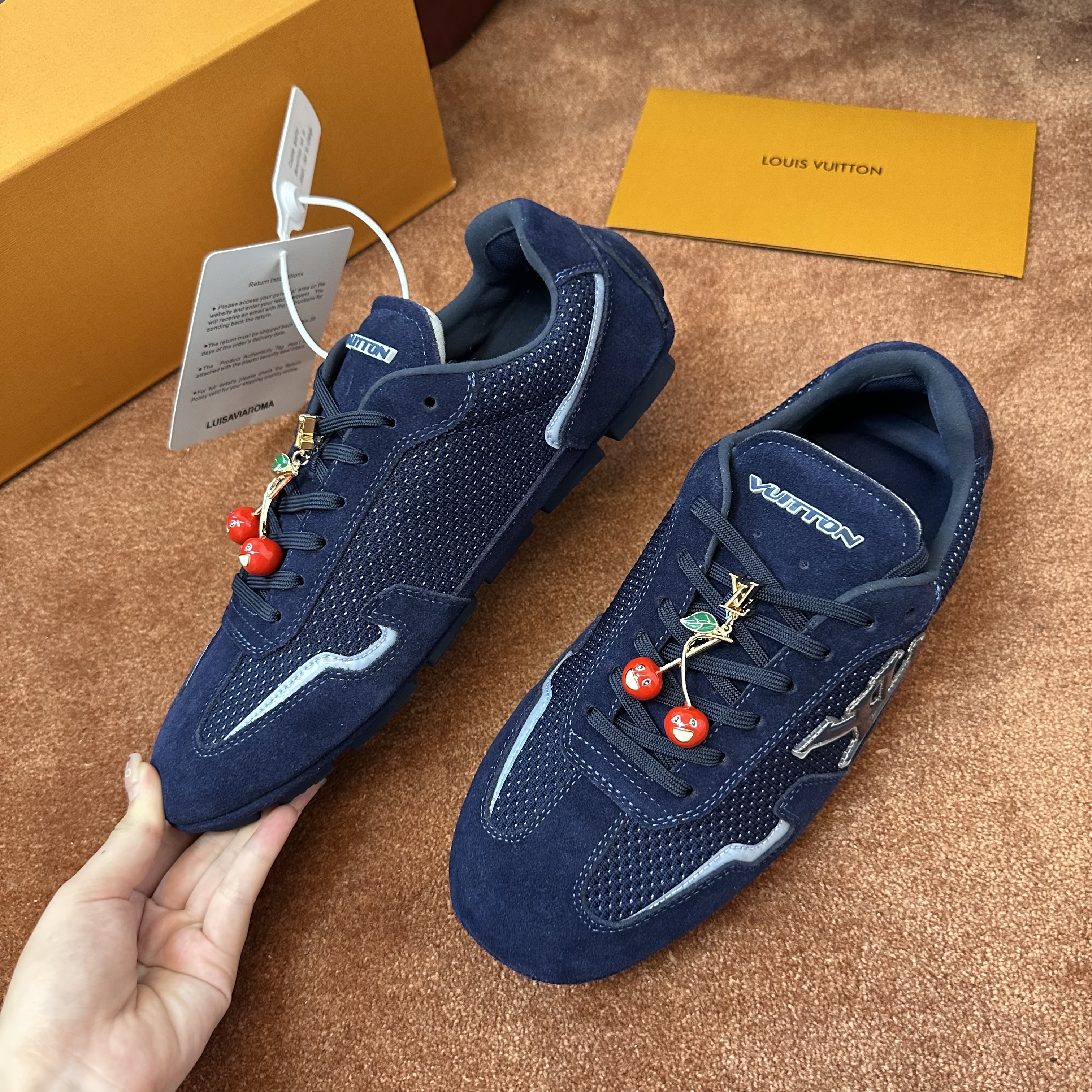 LV Footprint Soccer Sneaker