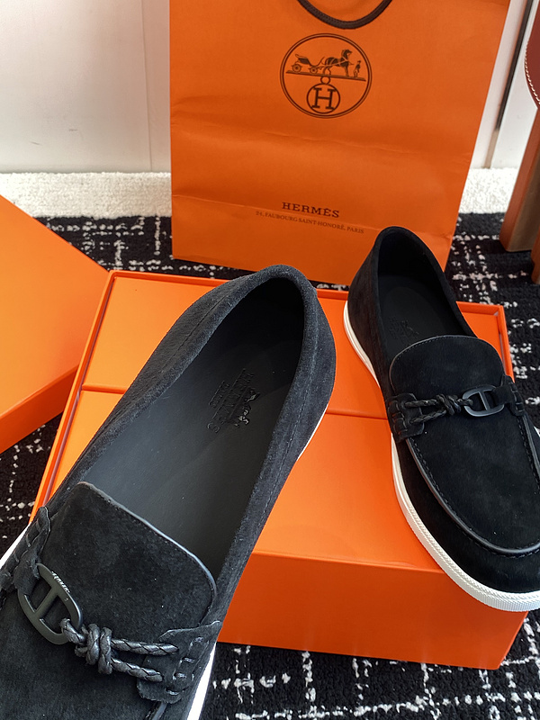 Hermes Moccasin Loafers