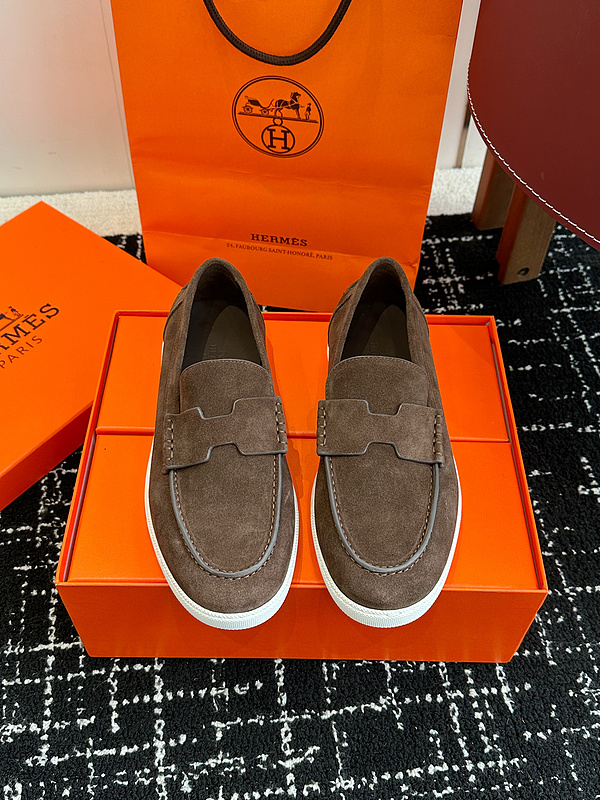 Hermes Moccasin Loafers
