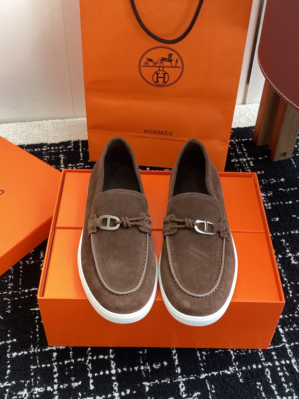 Hermes Moccasin Loafers