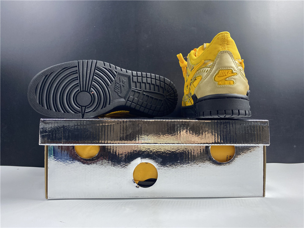OFF-WHITE x Nike Air Rubber Dunk University Gold CU6015-100