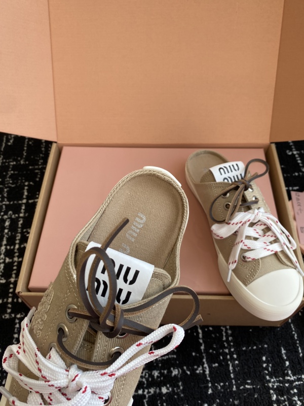 Washed Denim Sneakers