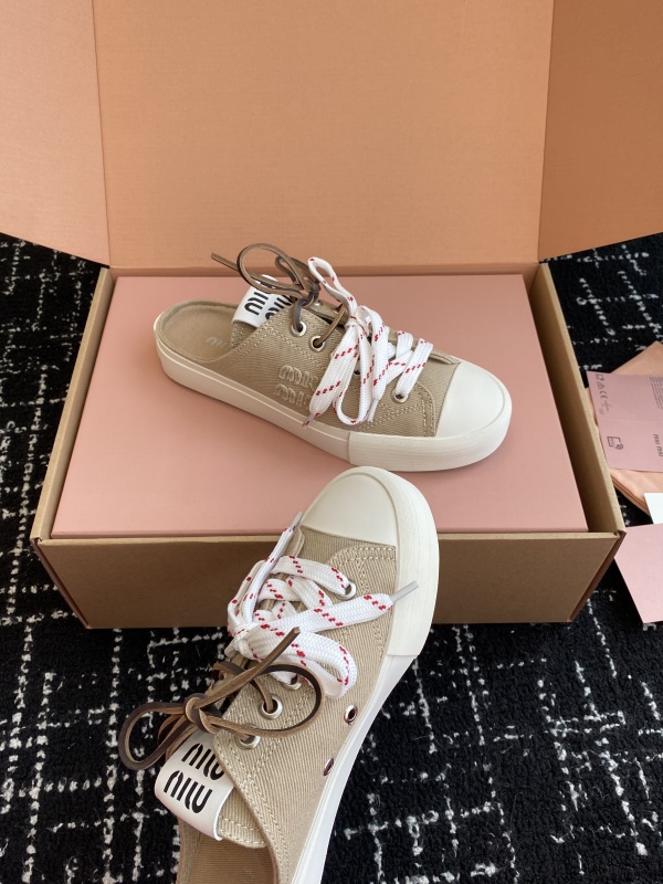 Washed Denim Sneakers