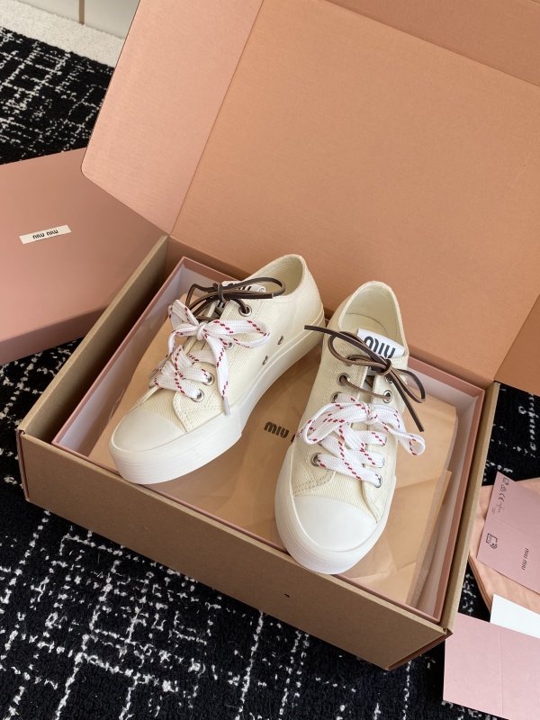 MiuMiu Canvas Shoes