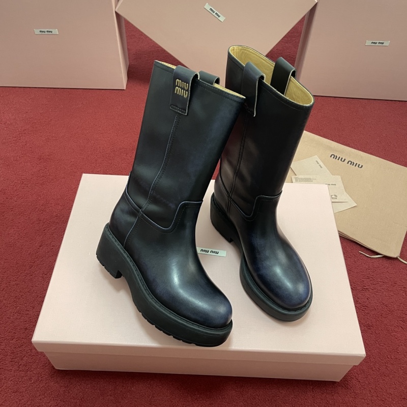 Miu Miu Leather Boots