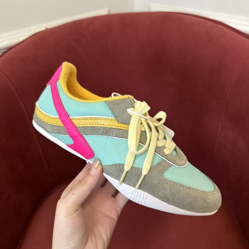 MIU MIU Gymnasium Technical Fabric Suede