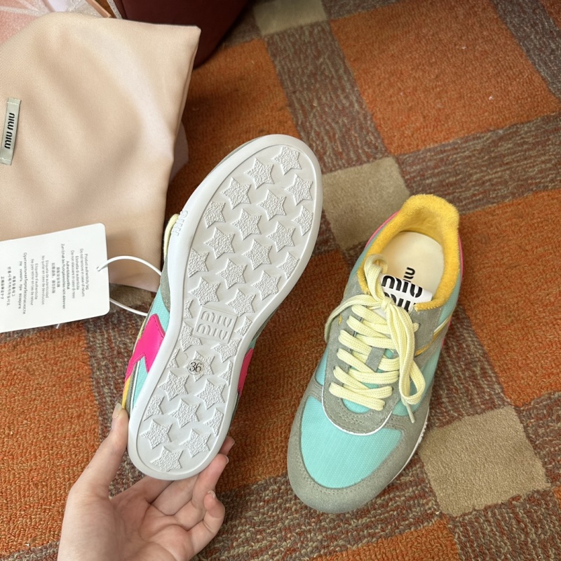 MIU MIU Gymnasium Technical Fabric Suede