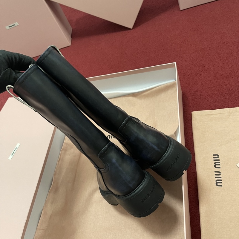 Miu Miu Leather Boots