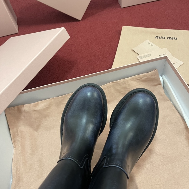 Miu Miu Leather Boots