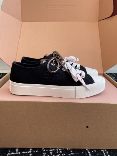 Black Washed Denim Sneakers