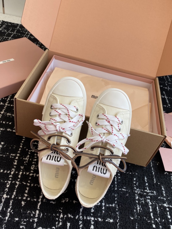 MiuMiu Canvas Shoes