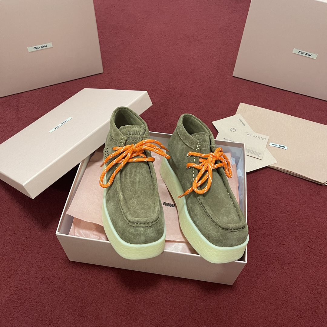 Miu Miu Suede Desert Boots