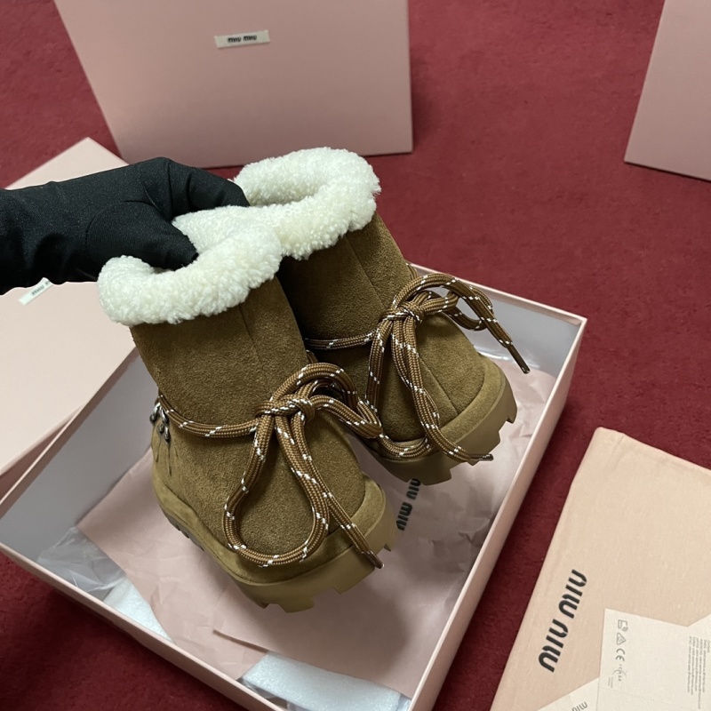 MIU MIU SUEDE ANKLE BOOTS