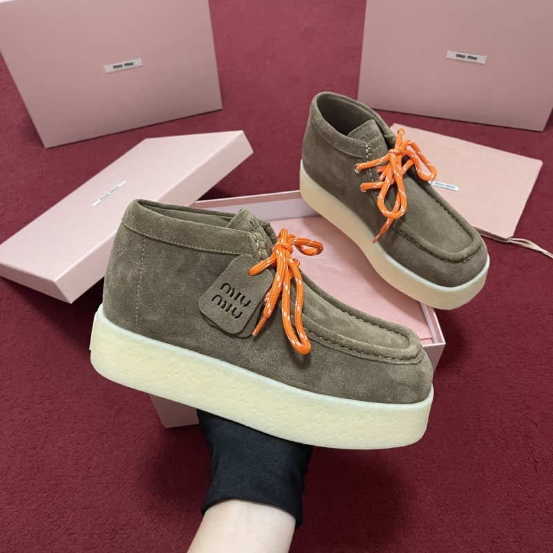 Miu Miu Suede Desert Boots