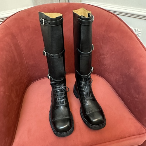 Woman Boots Knee Elegant Low Heel