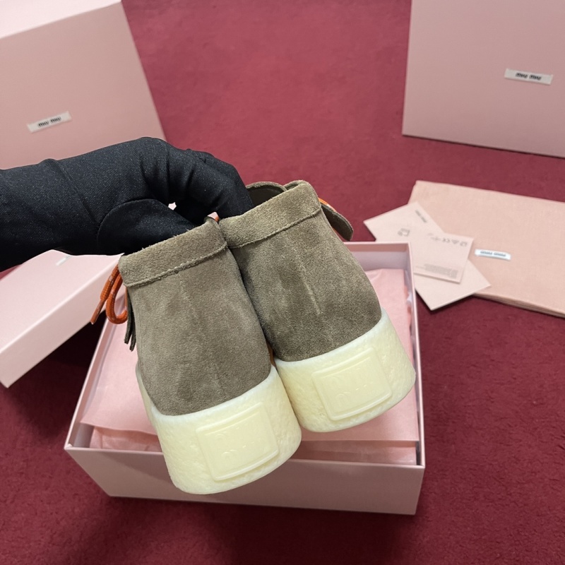 Miu Miu Suede Desert Boots
