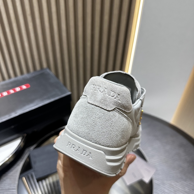 Prada suede and Re-Nylon sneakers