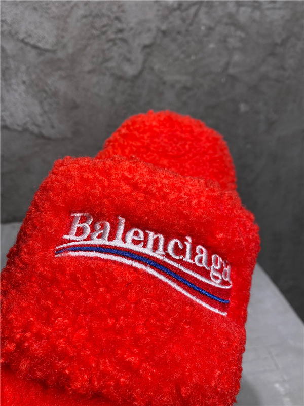 Balenciaga Furry Slides 