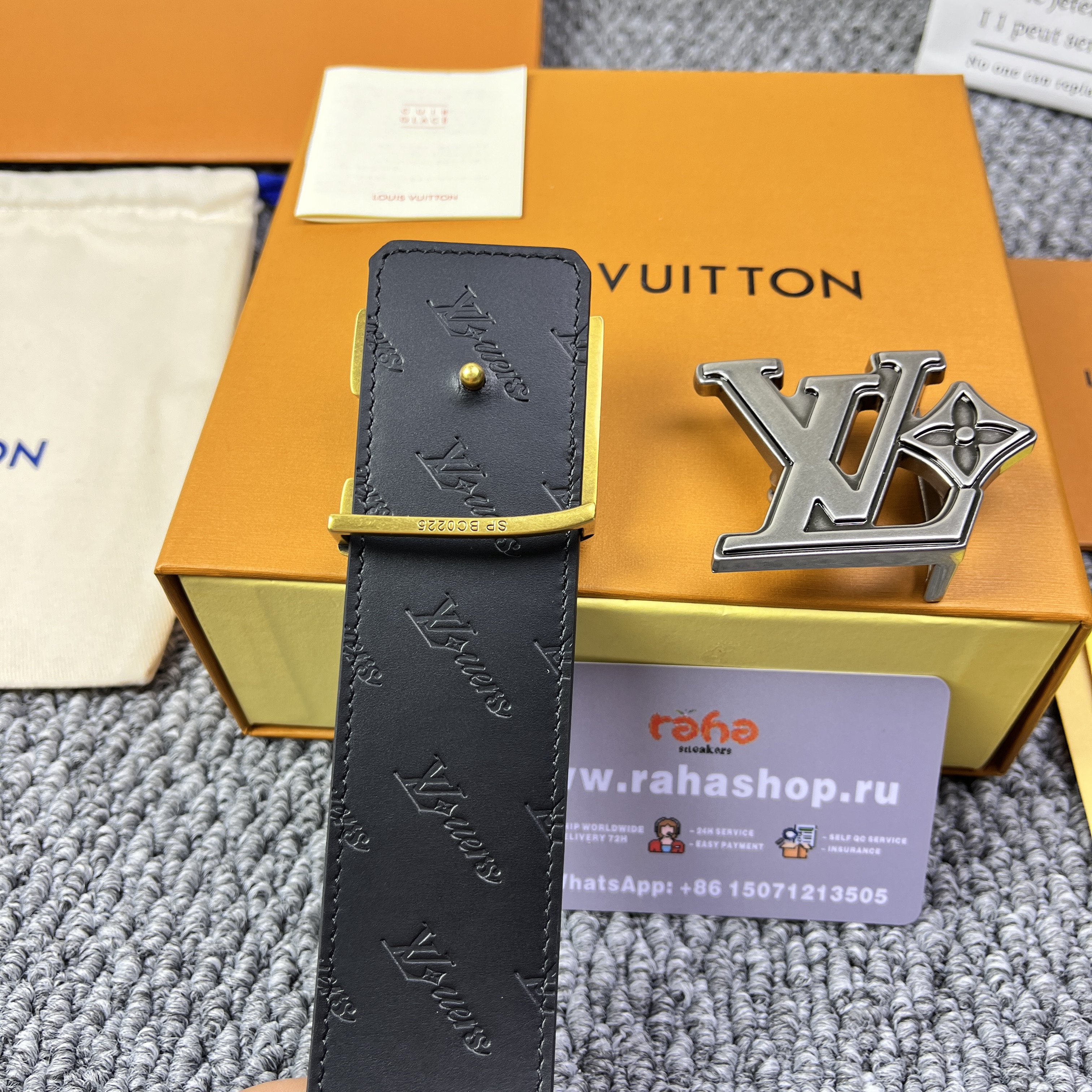 LV Flower 40mm Reversible Belt