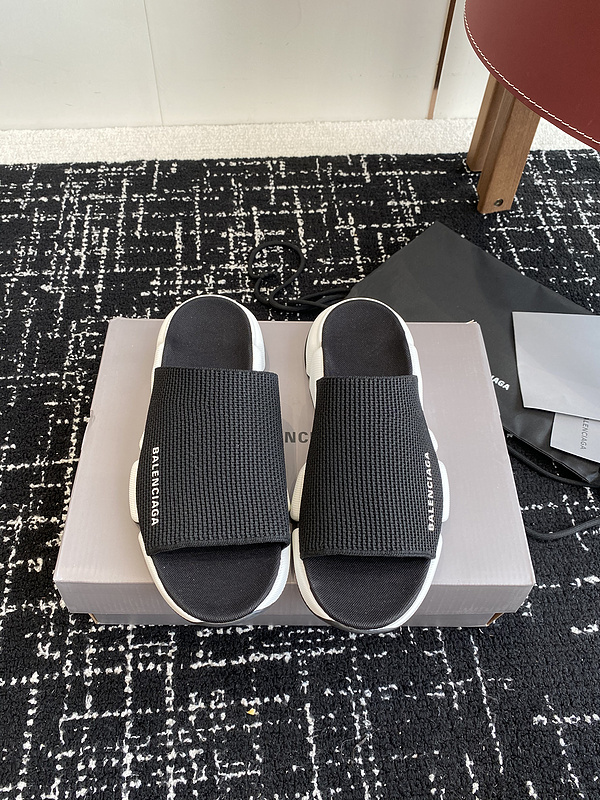 Balenciaga Speed 2.0 Recycled Knit Slide Sandals