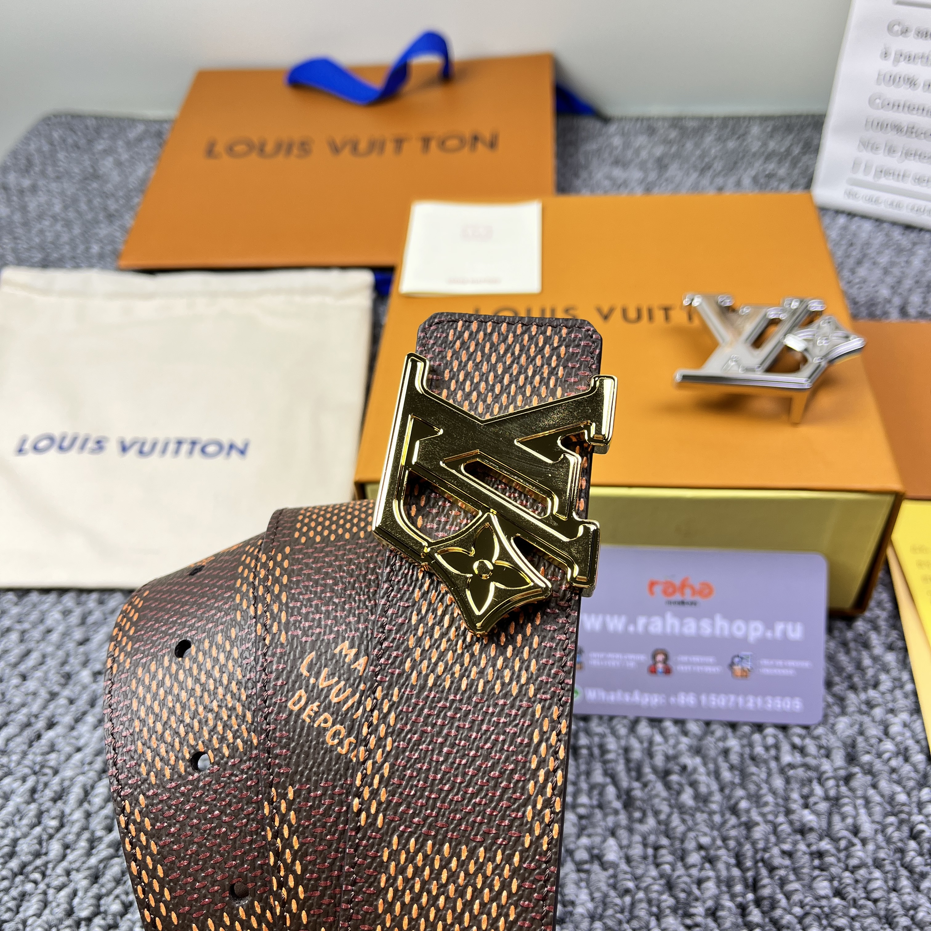 LV Flower 40mm Reversible Belt