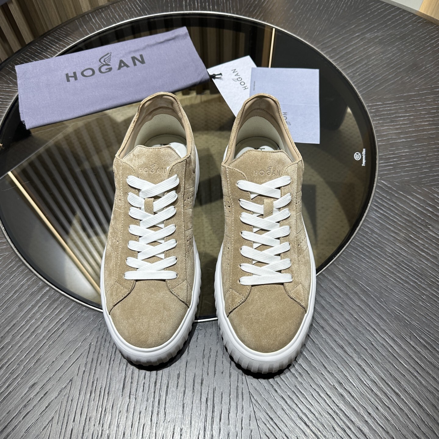 Hogan H-Stripes Platform Sneakers